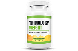 Frasco do suplemento Trimology Weight